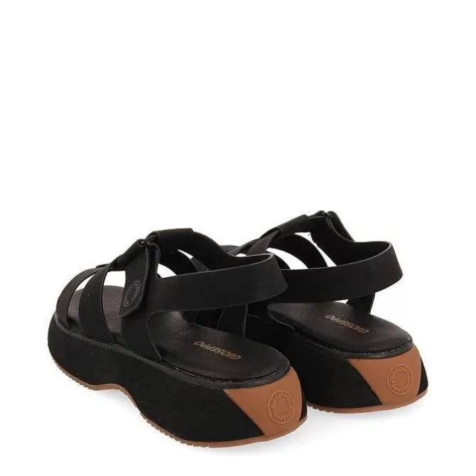 Sandalias Deportivas<Gioseppo Sandalias Deportivas Negras Tipo Cangrejo Para Mujer Gweek