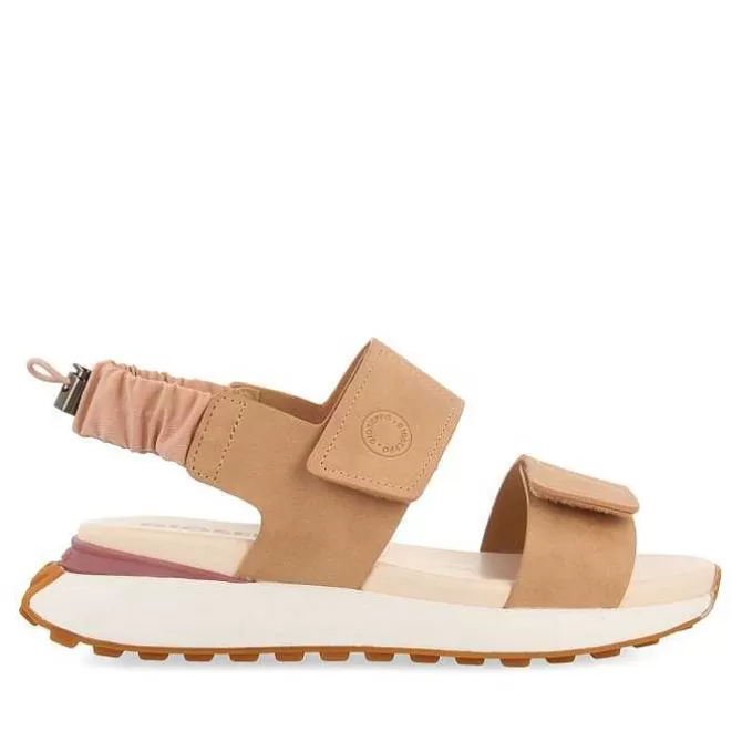 Sandalias Deportivas<Gioseppo Sandalias Deportivas Nude Detalle Fruncido Elastico En Espalda Para Mujer Fratar