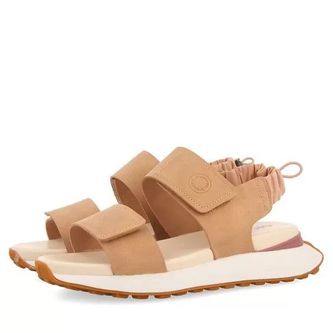 Sandalias Deportivas<Gioseppo Sandalias Deportivas Nude Detalle Fruncido Elastico En Espalda Para Mujer Fratar