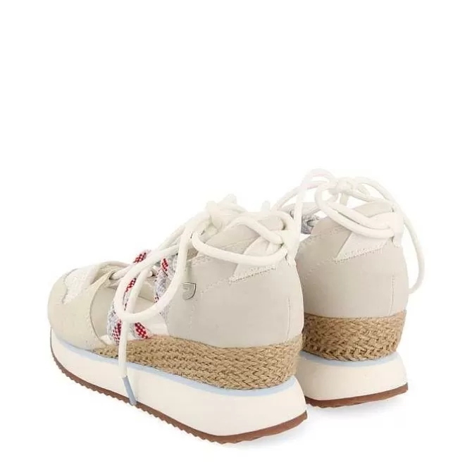 Sandalias Deportivas<Gioseppo Sandalias Deportivas Off-White Estilo Alpargata Con Cuña Para Mujer Iona