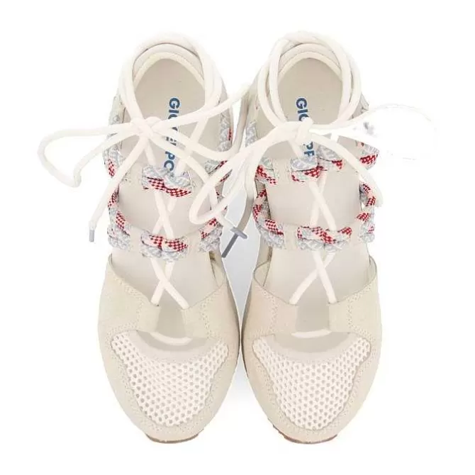 Sandalias Deportivas<Gioseppo Sandalias Deportivas Off-White Estilo Alpargata Con Cuña Para Mujer Iona