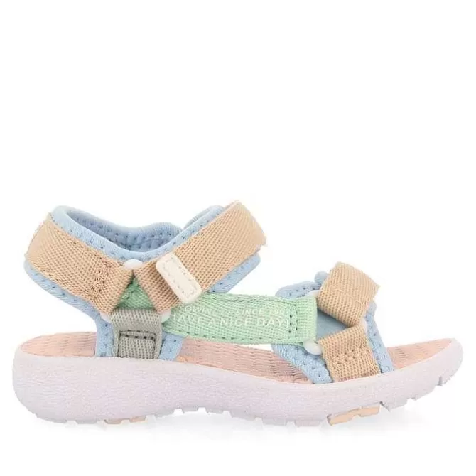 Bebe | Sandalias Bebe Nina<Gioseppo Sandalias Deportivas Rochedo Bebes Turquesa Con Lazos Multicolor