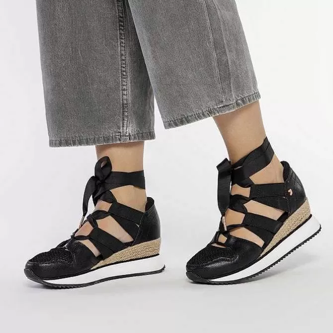 Sandalias Deportivas<Gioseppo Sandalias Deportivas Tipo Alpargata Con Tiras Negras Para Mujer Muir