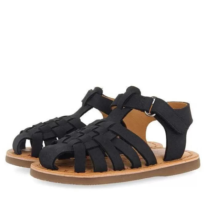Bebe | Sandalias Bebe Nina<Gioseppo Sandalias Estilo Cangrejo Piel Azul Marino Para Bebe Harrah