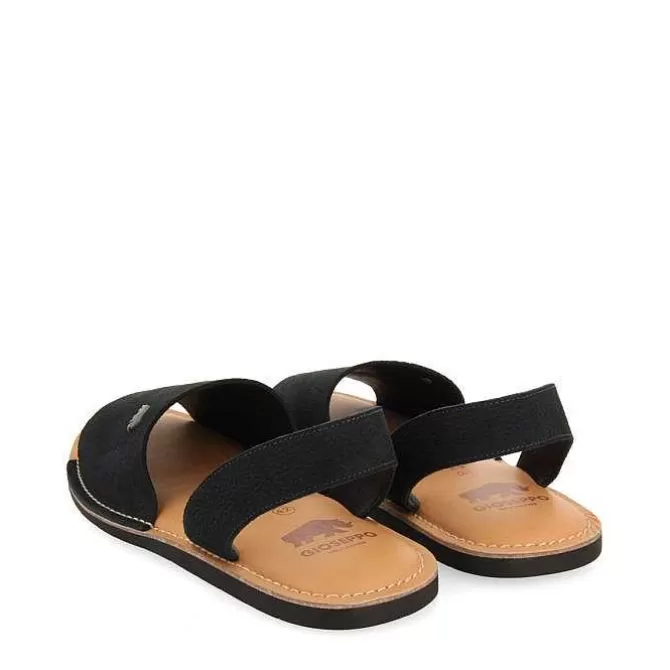 Chancletas<Gioseppo Sandalias Estilo Menorquinas De Piel Azul Marino Penryn