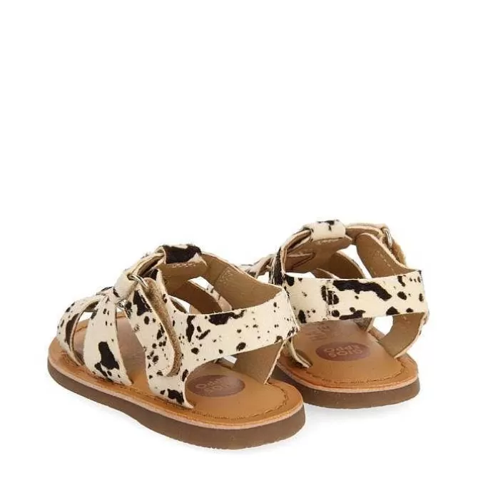 Bebe | Sandalias Bebe Nina<Gioseppo Sandalias Estilo Romanas De Piel Con Estampado Animal Para Bebe Generac