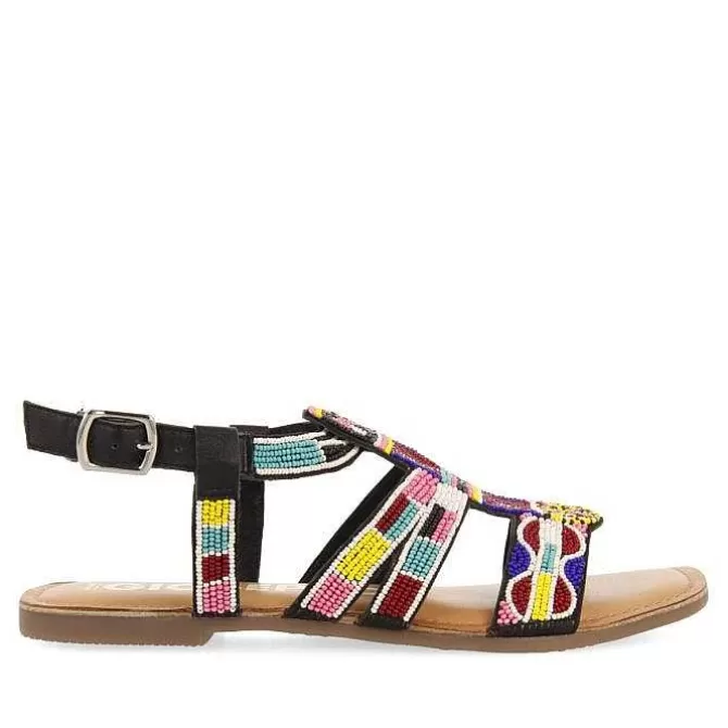 Sandalias Planas<Gioseppo Sandalias Etnicas De Piedra Multicolor Para Mujer Raccuja