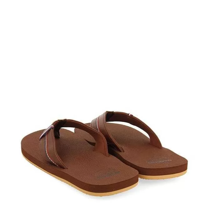 Chancletas<Gioseppo Sandalias Marrones Con Detalles De Colores Para Hombre Cutler