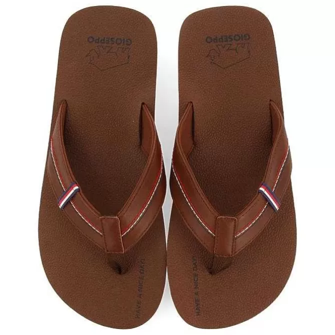 Chancletas<Gioseppo Sandalias Marrones Con Detalles De Colores Para Hombre Cutler