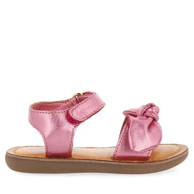 Bebe | Sandalias Bebe Nina<Gioseppo Sandalias Nina Panay Piel Metalizada Fucsia