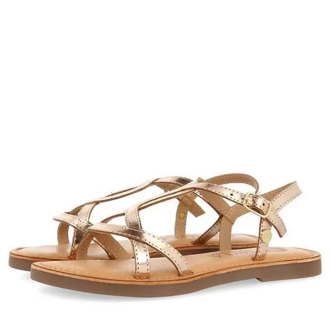 Niñas | Sandalias<Gioseppo Sandalias Nina Vareza Piel Metalizadalatina