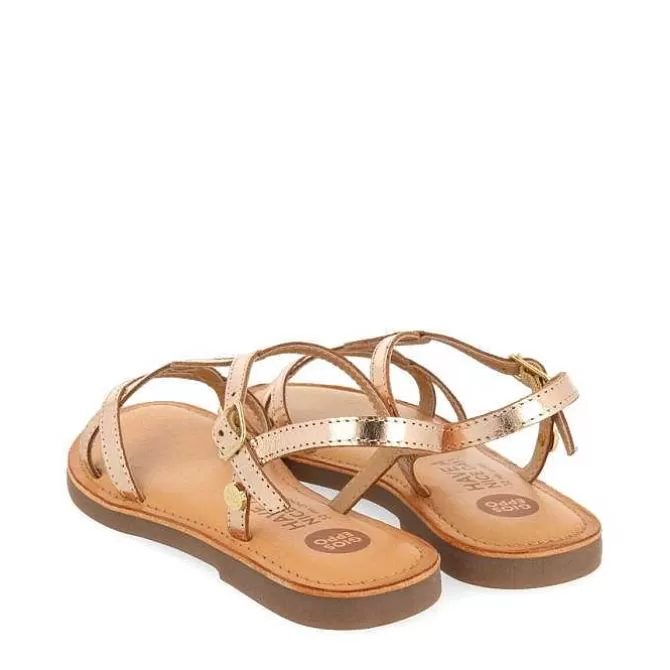 Niñas | Sandalias<Gioseppo Sandalias Nina Vareza Piel Metalizadalatina