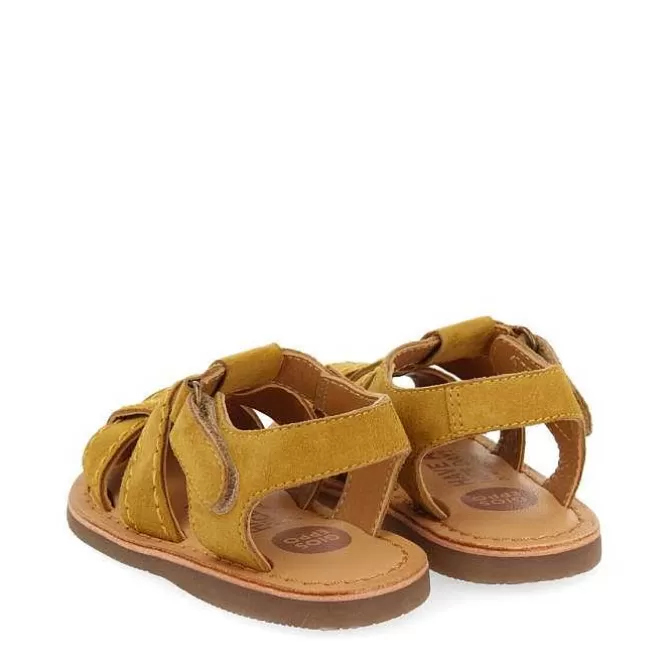 Bebe | Sandalias Bebe Nina<Gioseppo Sandalias Nino Cabixi Tiras Piel Mostaza