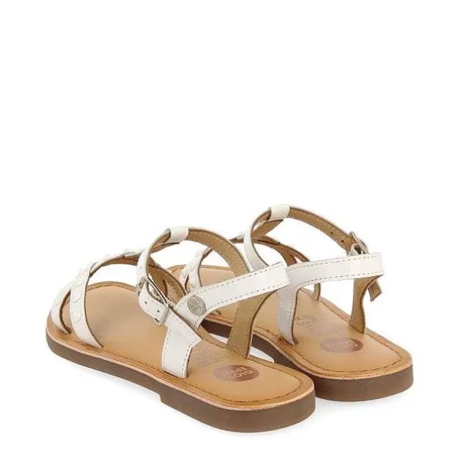 Niñas | Sandalias<Gioseppo Sandalias Piel Blanco Tachuelas Nina Y Nino Stibb
