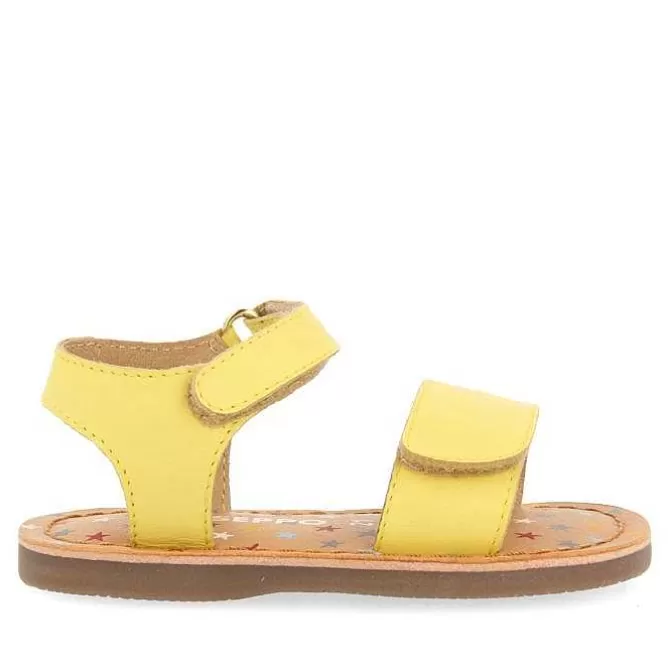 Bebe | Sandalias Bebe Nina<Gioseppo Sandalias Piel Estampado Fantasia Amarillas Para Bebe Himare