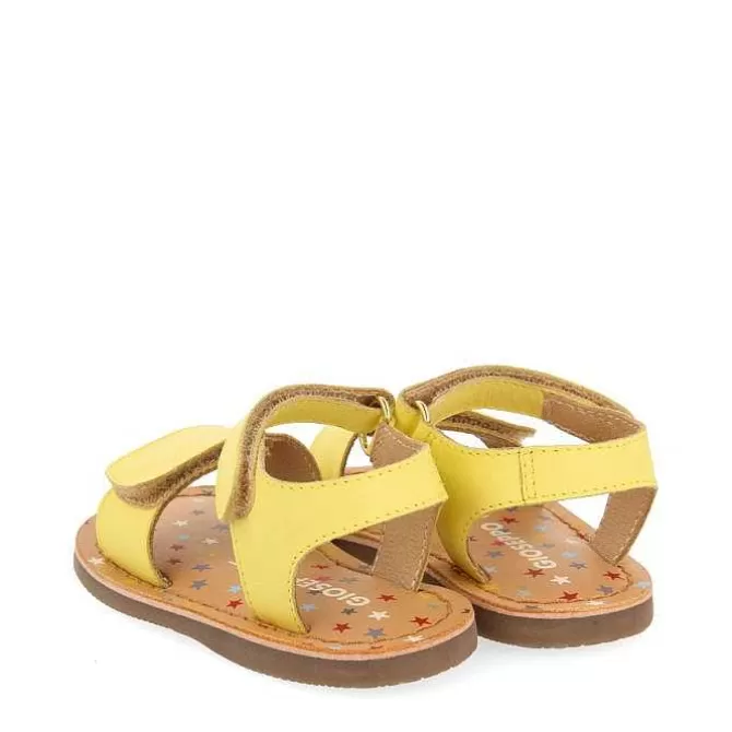 Bebe | Sandalias Bebe Nina<Gioseppo Sandalias Piel Estampado Fantasia Amarillas Para Bebe Himare