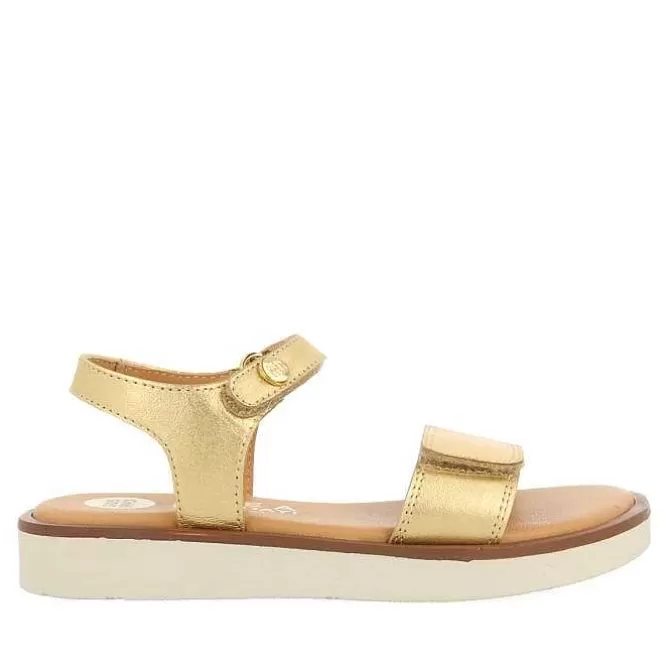 Niñas | Sandalias<Gioseppo Sandalias Piel Estilo Griega Dorada Nina Y Nino Malfa