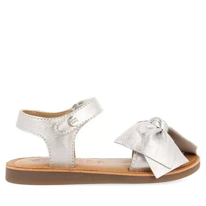 Niñas | Sandalias<Gioseppo Sandalias Piel Lazo Plata Nina Y Nino Delonice