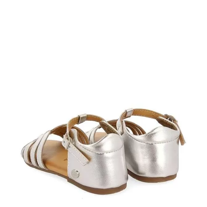 Niñas | Sandalias<Gioseppo Sandalias Piel Tirantes Plata Nina Y Nino Aripeka