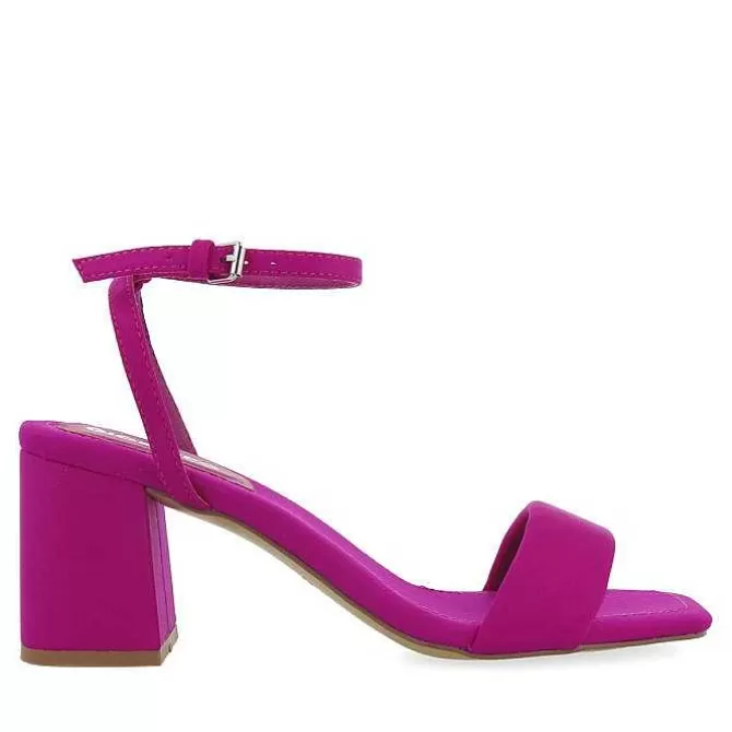Sandalias Tacon<Gioseppo Sandalias Tacon Fucsia Y Tira Acolchada Para Mujer Giarre