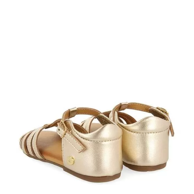 Niñas | Sandalias<Gioseppo Sandalias Tirantes Piel Dorada Nina Y Nino Aripeka