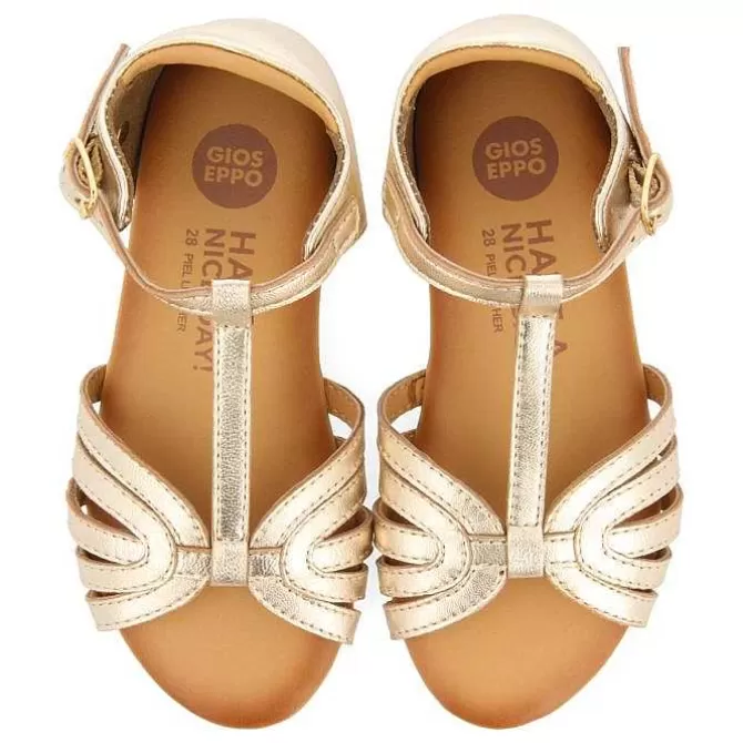 Niñas | Sandalias<Gioseppo Sandalias Tirantes Piel Dorada Nina Y Nino Aripeka