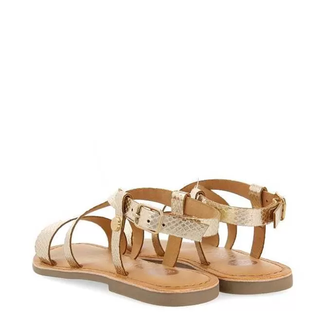 Niñas | Sandalias<Gioseppo Sandalias Tirantes Piel Dorada Nina Y Nino Komsi