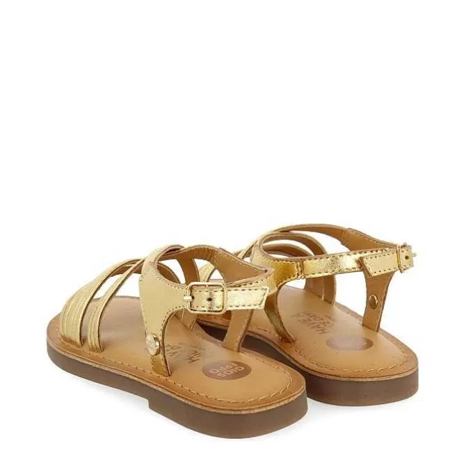 Niñas | Sandalias<Gioseppo Sandalias Tiras Piel Dorada Nina Y Nino Kerrier
