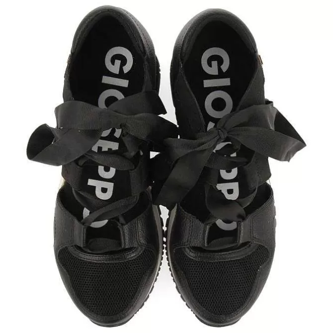 Sandalias Deportivas<Gioseppo Sneakers Alpargatas Negras Para Mujer Lizarda