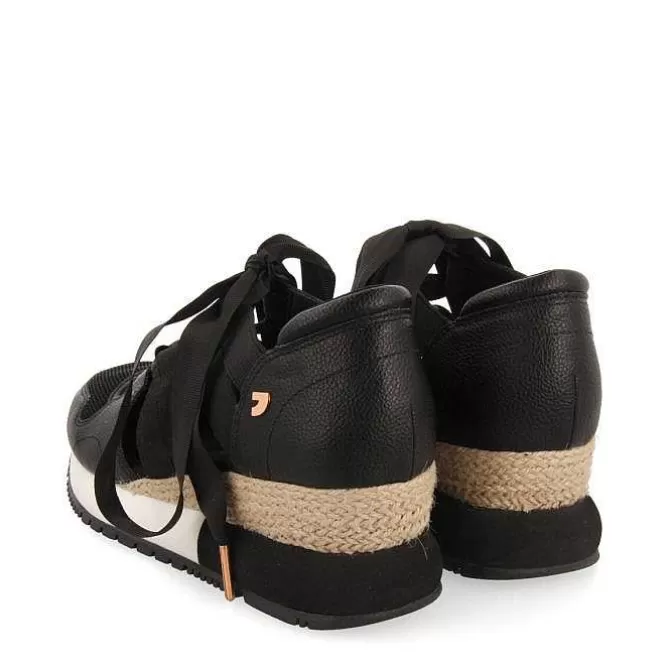 Sandalias Deportivas<Gioseppo Sneakers Alpargatas Negras Para Mujer Lizarda
