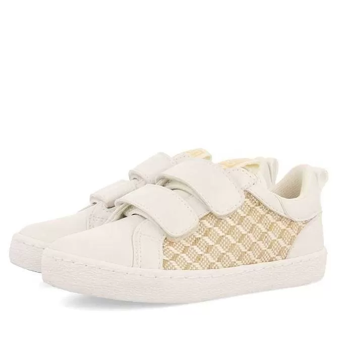 Niñas | Zapatillas<Gioseppo Sneakers Blancas Estampado Rafia Nina Y Nino Erseke