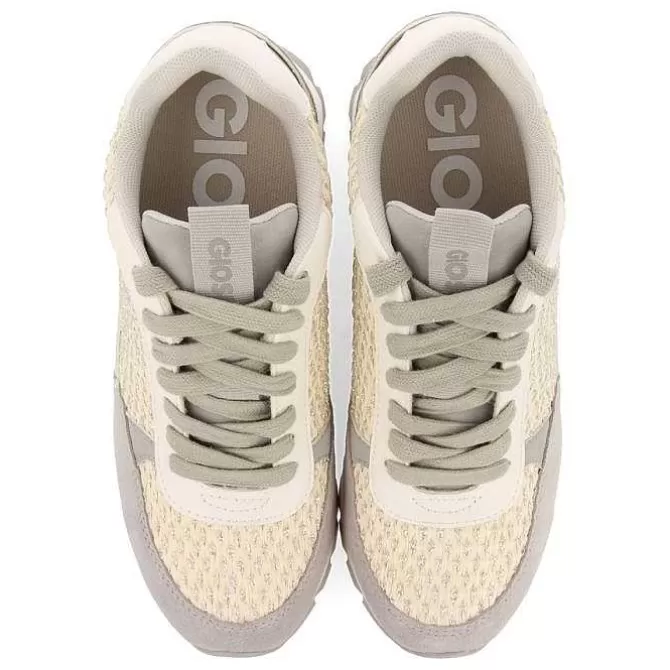 Zapatillas De Deporte De Cuña<Gioseppo Sneakers Dorada Con Cuña Interior Y Detalles Trenzados Para Mujer Hekal