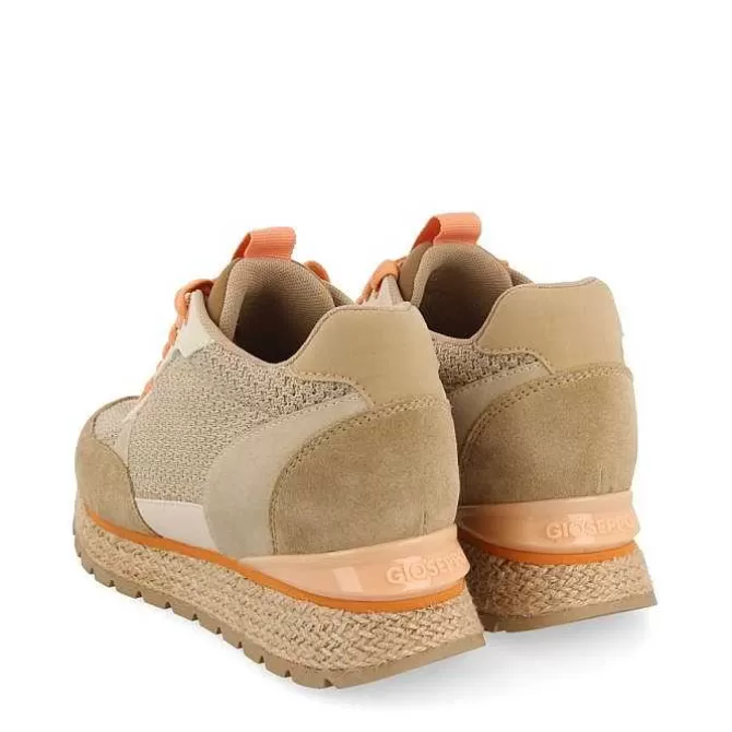 Zapatillas De Deporte De Cuña<Gioseppo Sneakers Estilo Mediterraneo Beige Con Cuña Interior Para Mujer Kajan