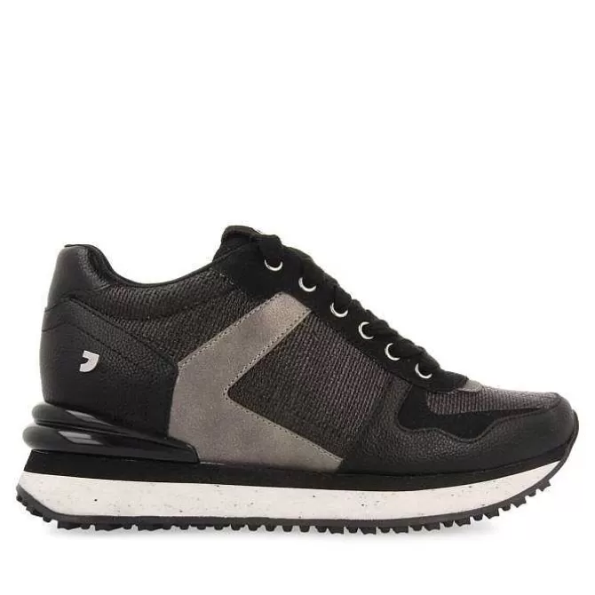 Zapatillas De Deporte De Cuña<Gioseppo Sneakers Negras Para Mujer Barlassina