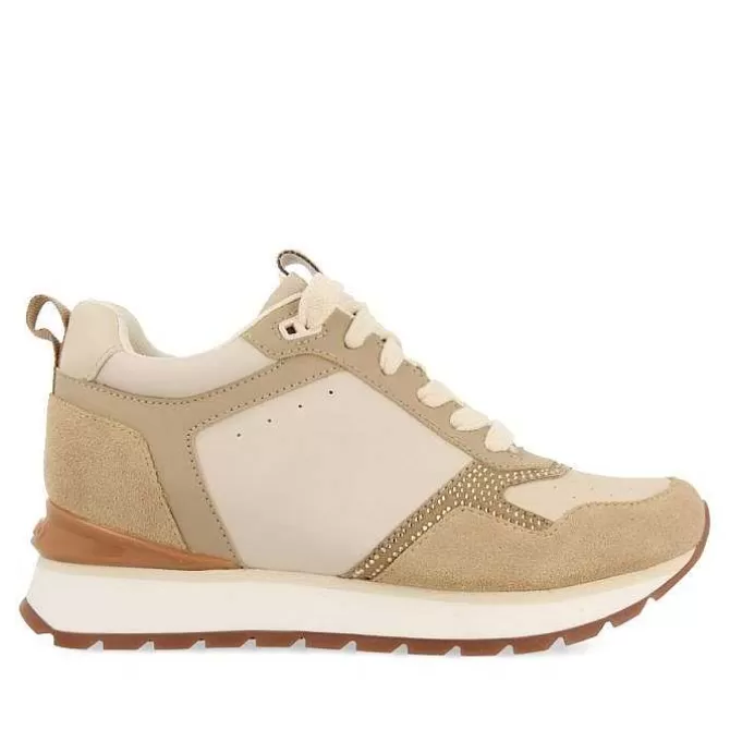 Zapatillas De Deporte De Cuña<Gioseppo Sneakers Nude Detalle Pedreria Y Cuña Interior Para Mujer Debary
