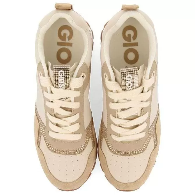 Zapatillas De Deporte De Cuña<Gioseppo Sneakers Nude Detalle Pedreria Y Cuña Interior Para Mujer Debary