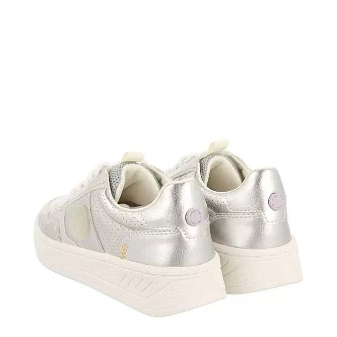 Niñas | Zapatillas<Gioseppo Sneakers Plata Con Perforaciones Estilo Retro Para Nina Y Nino Carrick