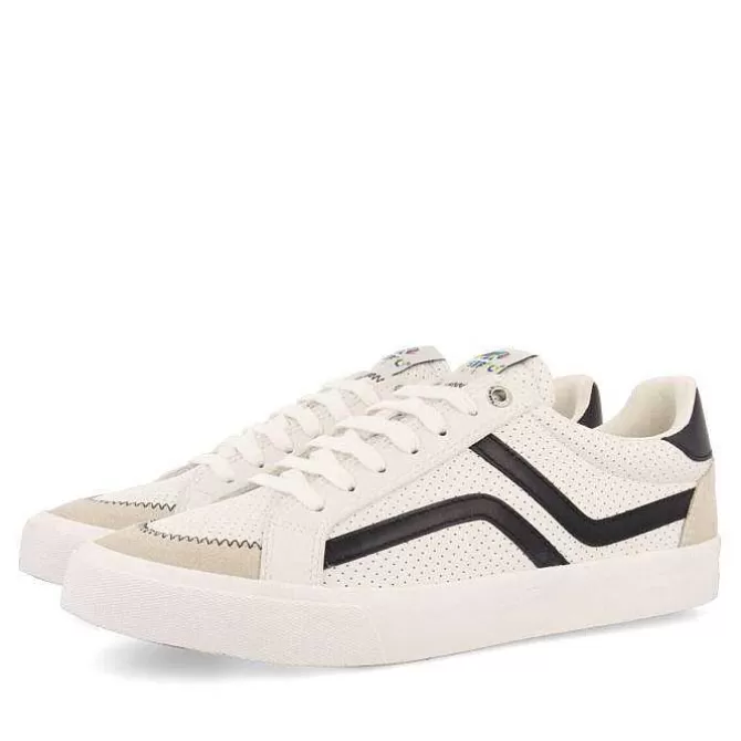 Precios Especiales<Gioseppo Zapatillas De Hombre Vinneuf Blancas Con Detalles En Azul Marino.