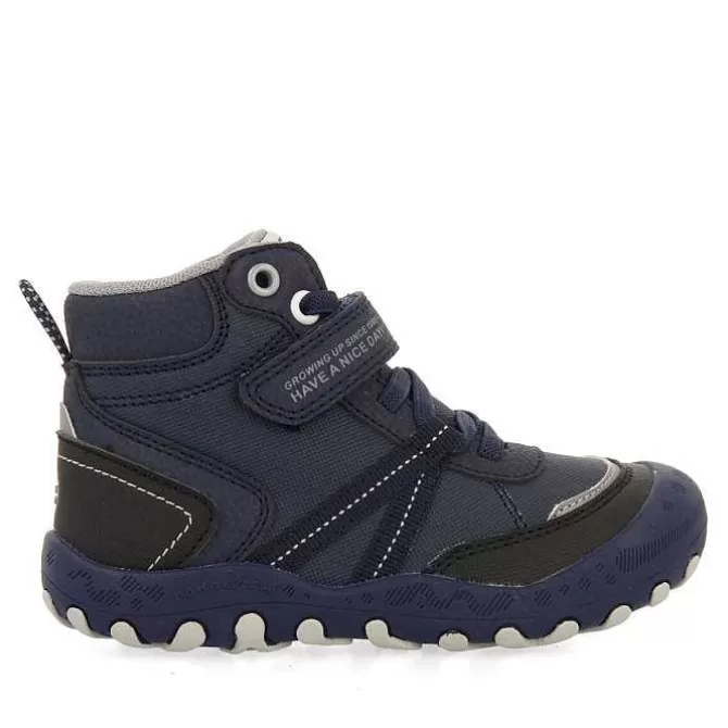 Niños | Zapatillas<Gioseppo Zapatillas Deportivas De Nino Gerlos Color Azul Marino Tipo Bota De Montana