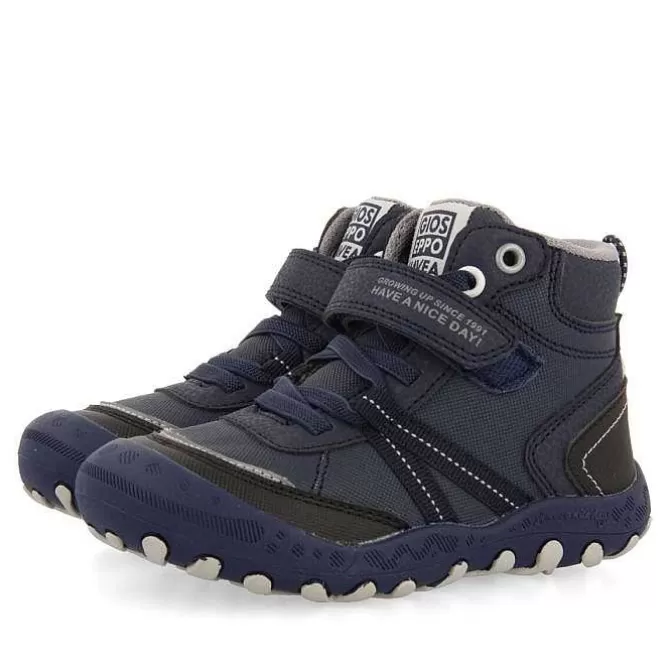 Niños | Zapatillas<Gioseppo Zapatillas Deportivas De Nino Gerlos Color Azul Marino Tipo Bota De Montana
