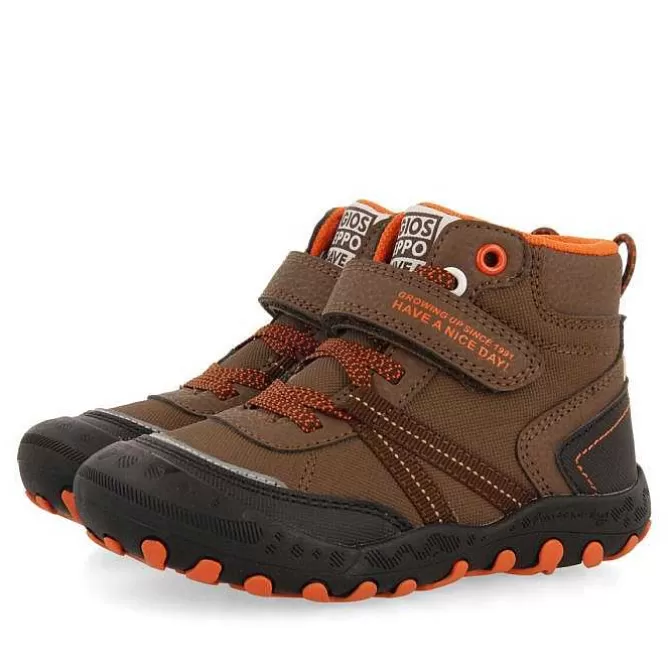 Niños | Zapatillas<Gioseppo Zapatillas Deportivas De Nino Gerlos En Color Marron Tipo Bota De Montana