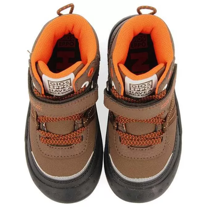 Niños | Zapatillas<Gioseppo Zapatillas Deportivas De Nino Gerlos En Color Marron Tipo Bota De Montana