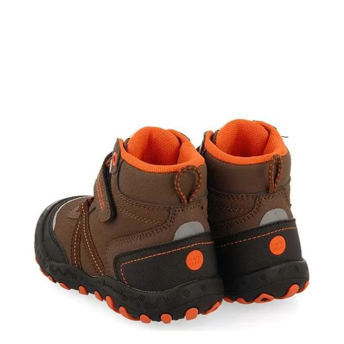 Niños | Zapatillas<Gioseppo Zapatillas Deportivas De Nino Gerlos En Color Marron Tipo Bota De Montana