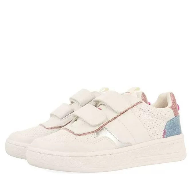 Niñas | Zapatillas<Gioseppo Zapatillas Estilo Retro Blancas Con Brillos Y Detalles De Color Para Nina Y Nino Blerim