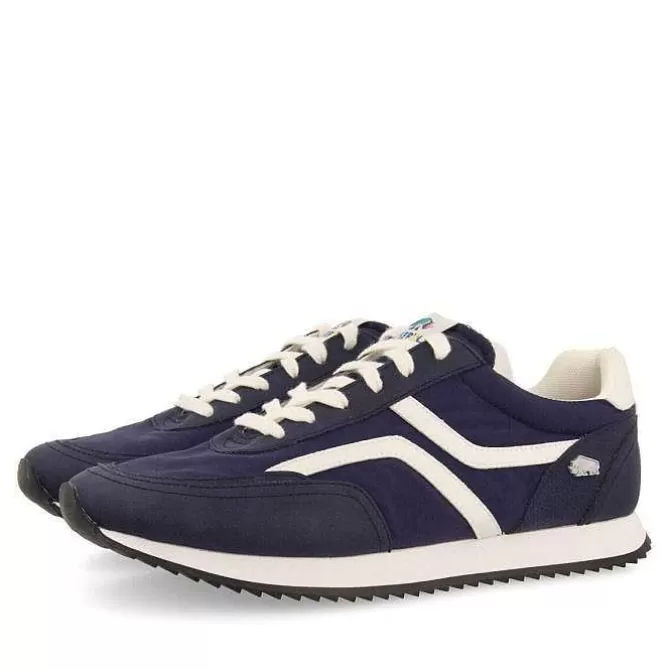 Precios Especiales<Gioseppo Zapatillas Retro De Hombre Anould Azul Marino