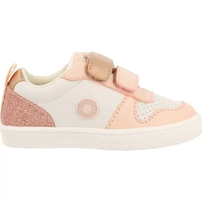 Bebe | Sneakers Bebe Nina<Gioseppo Zapatillas Rosas Con Brillantes Y Detalles Metalicos Para Baby Riddle