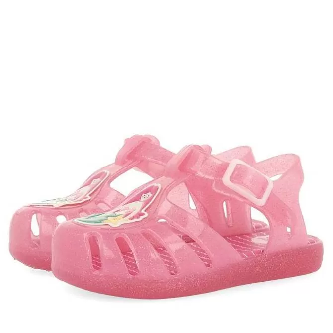 Bebe | Chanclas Para Bebe<Gioseppo Zapatos Cangrejo Rosa Con Brillo Y Parche Sirena Bebe Newberg