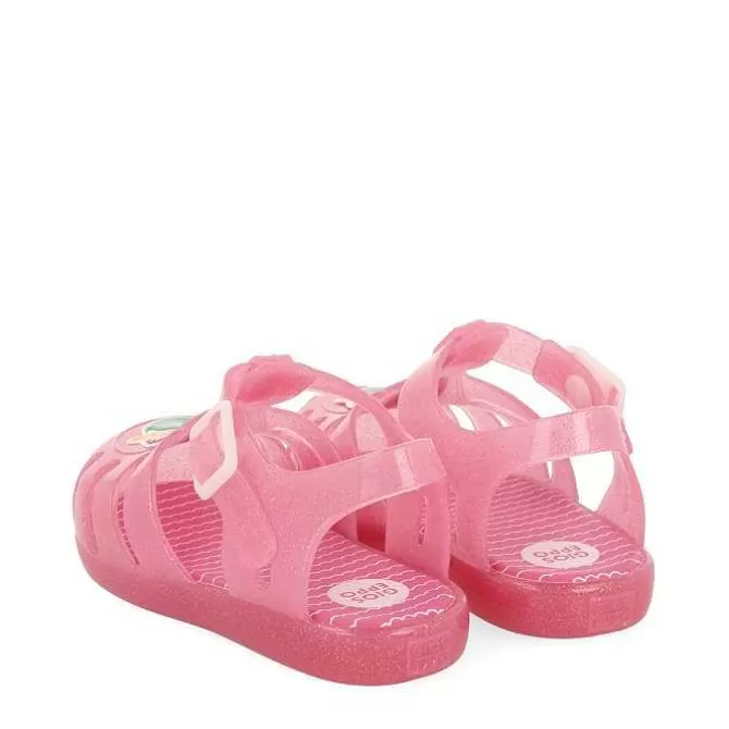 Bebe | Chanclas Para Bebe<Gioseppo Zapatos Cangrejo Rosa Con Brillo Y Parche Sirena Bebe Newberg