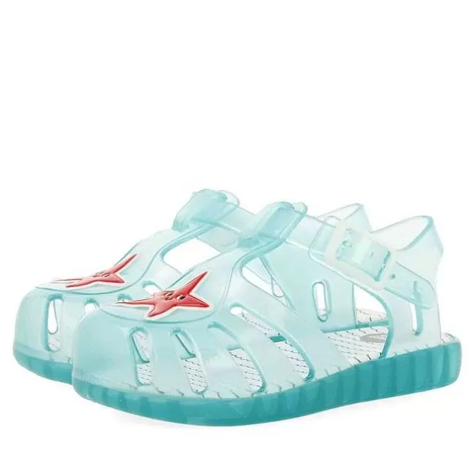 Bebe | Chanclas Para Bebe<Gioseppo Zapatos Cangrejo Turquesa Con Parche De Estrellas Para Bebe Stara